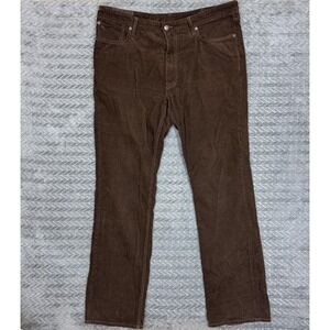 Polo Ralph Lauren Corduroy Pants Men Tag 38x34/Fits 38x33 Trousers Brown Preppy